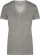 Trendikas naiste V-kaelusega T-särk