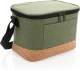 Two tone cooler bag with cork detail
