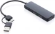 RCS kierrätysmuovista valmistettu USB- hubi, jossa on kaksi sisääntuloa