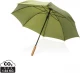 23" Impact AWARE™ RPET 190T auto-open bambusateenvarjo