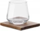 Viskiklaas akaatsiapuidust alusega Drinks 200 ml