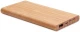 Wireless, power bank in bamboo